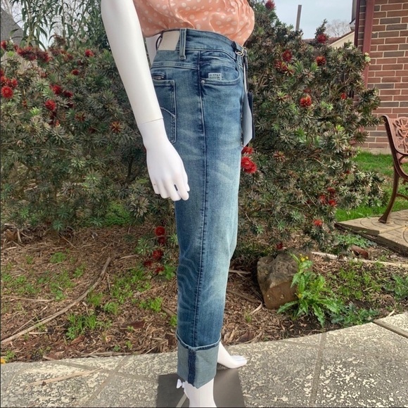 NWT G-STAR High Rise Fold Cuff Straight Leg Jeans - Picture 15 of 15